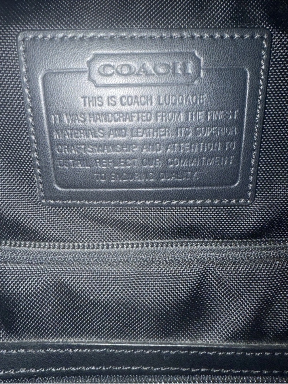 Coach Ballistic Nylon carry on spinner - Picture 3 of 6